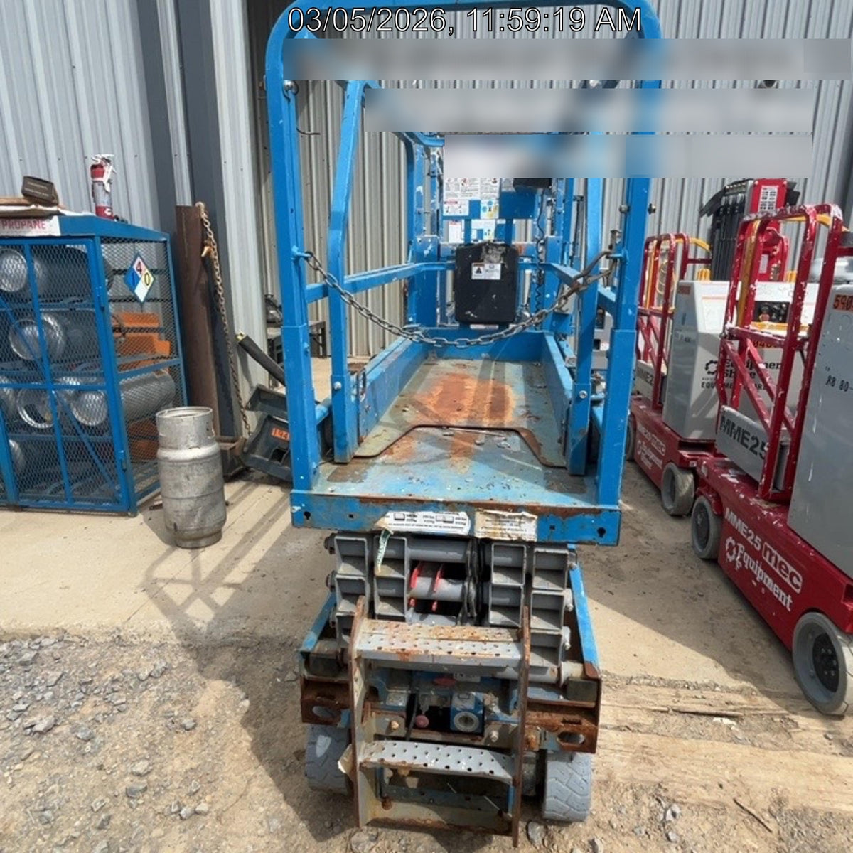 2019 Genie GS-1930 Fixed Rails with Chain Entry