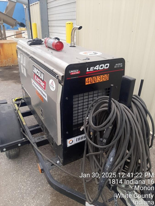 2024 Lincoln Electric LE400 Kubota V1505, Trlr, Cable Rack, Light Kit, ES Decals, T3