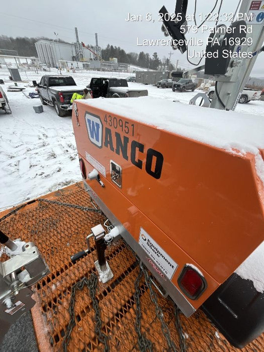 2024 Wanco WLTT-4MM4K Diesel, Deep Sea Controller, Shore Power Plug, Auto Start, (4) 350W LED Floodlights, 4kW Generator, 60 Gal Fuel Tank, 2" Ball, T3