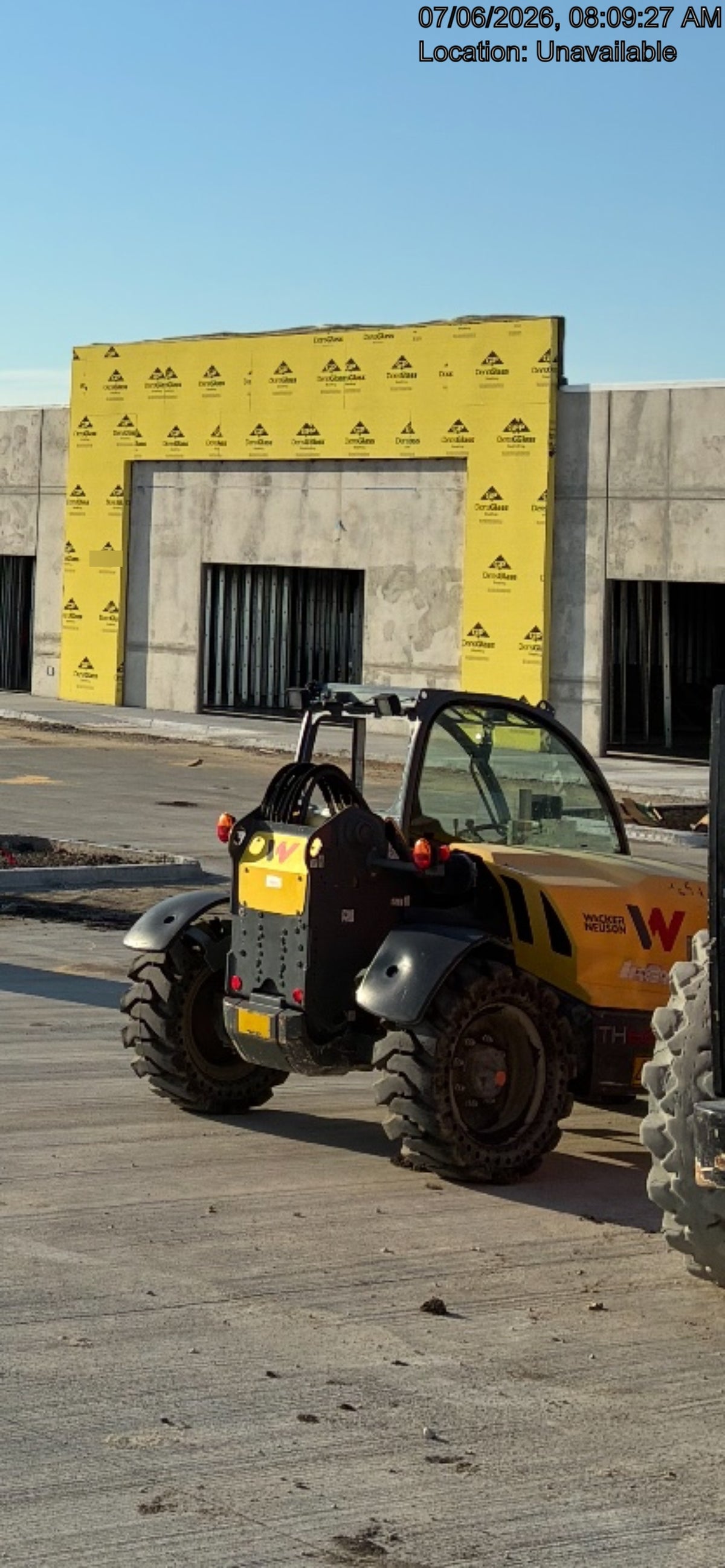 2018 Wacker Neuson TH627 Wacker Neuson TH627 Telehandler w/Canopy, Solid Tires, 48" Carriage and Forks