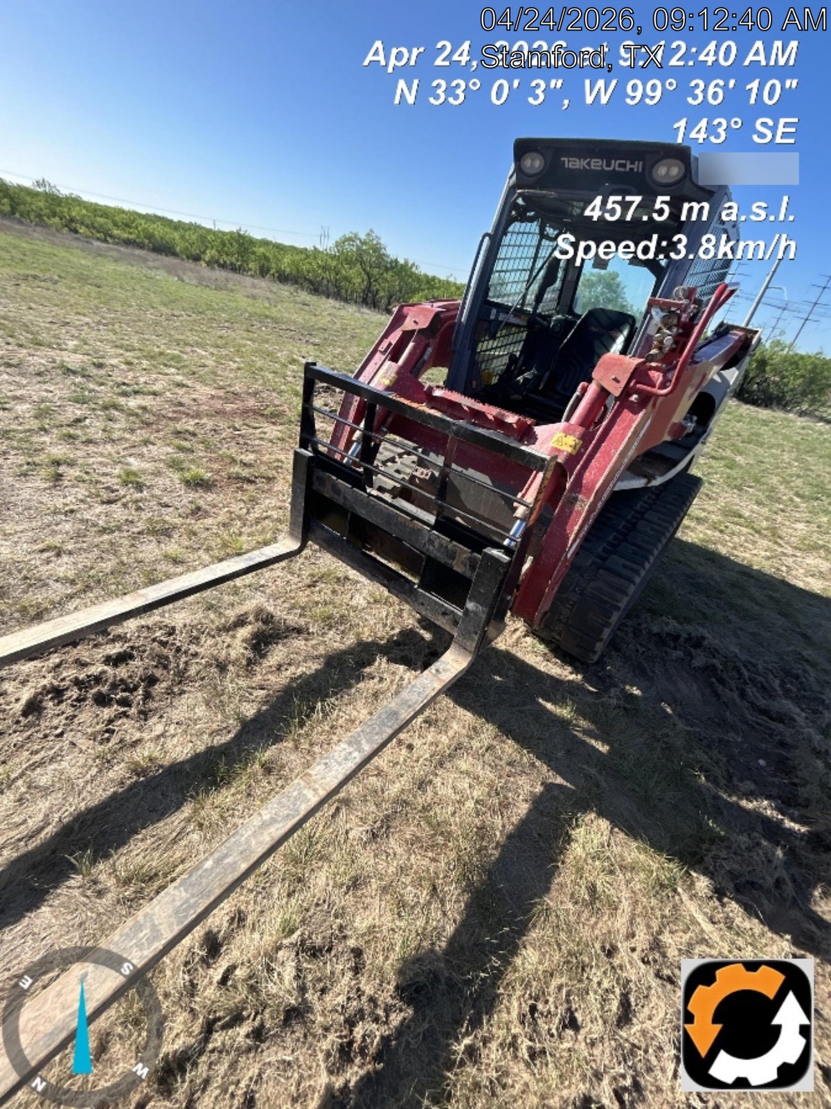 2021 PALADIN 48" Pallet Fork Assembly