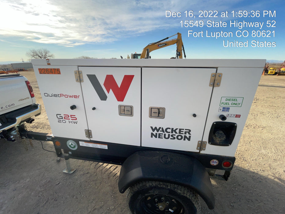 2022 WACKER NEUSON G25