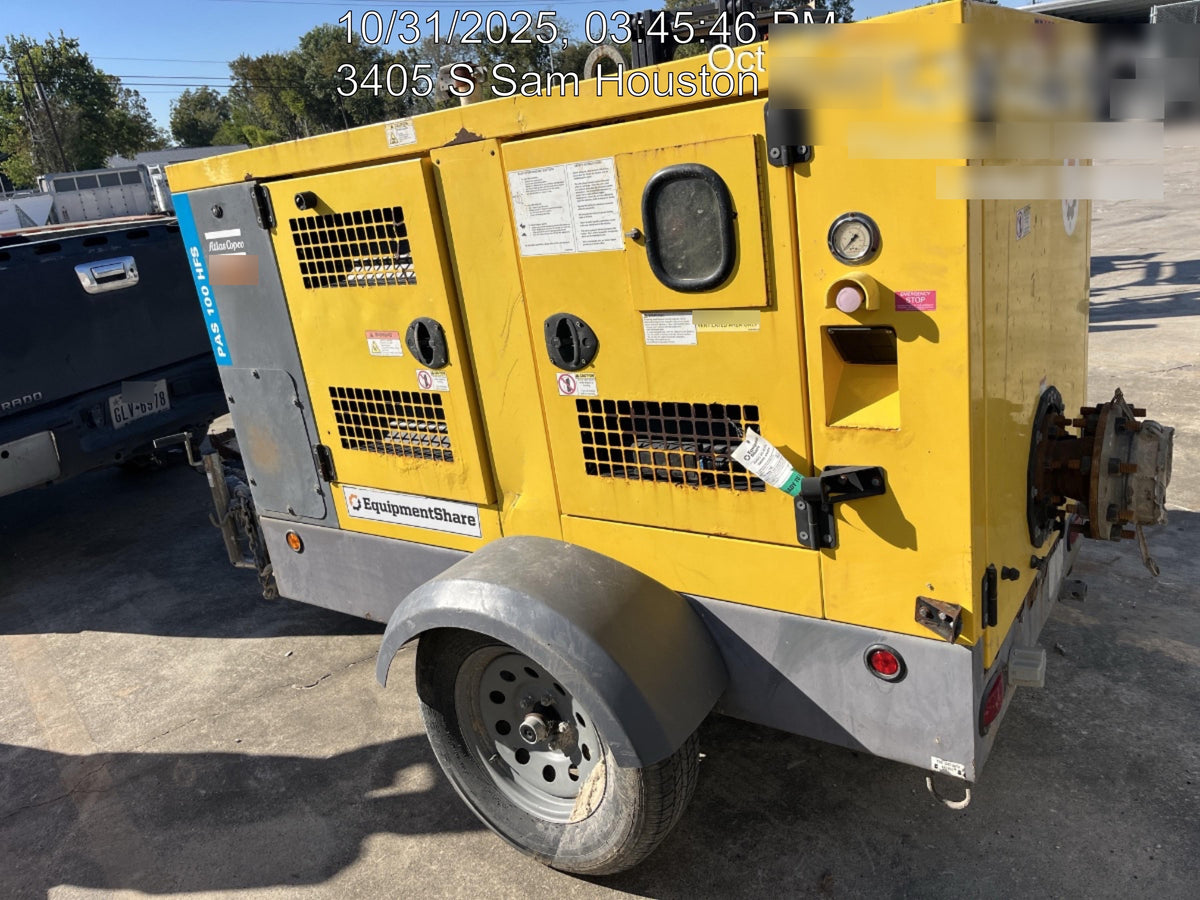 2020 ATLAS COPCO PAS 100 HF CS Enclosed