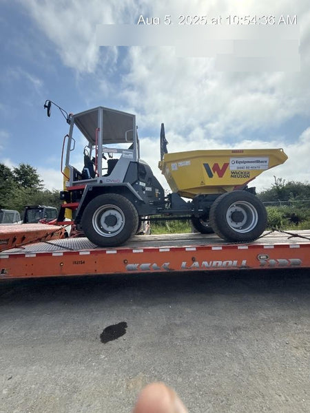 2025 WACKER NEUSON DV603 Canopy Turf Tires