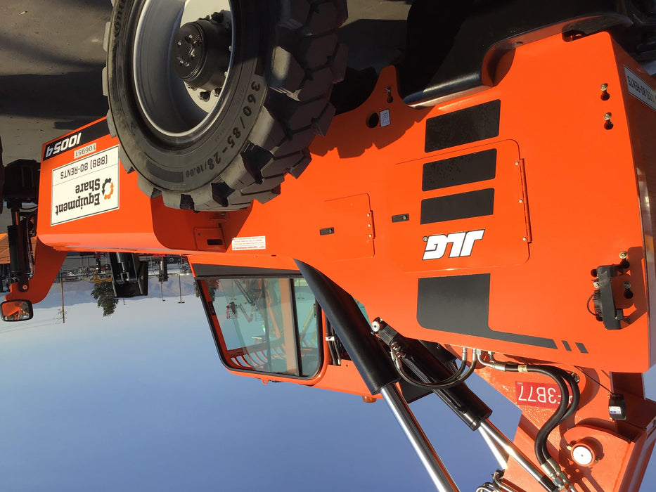 2020 Skytrak 10054 Cab/Heat/Air, Solid Tires, Work Lights, Beacon, Aux Hydraulics, Back up Alarm, Lifting Eye, ES Decals