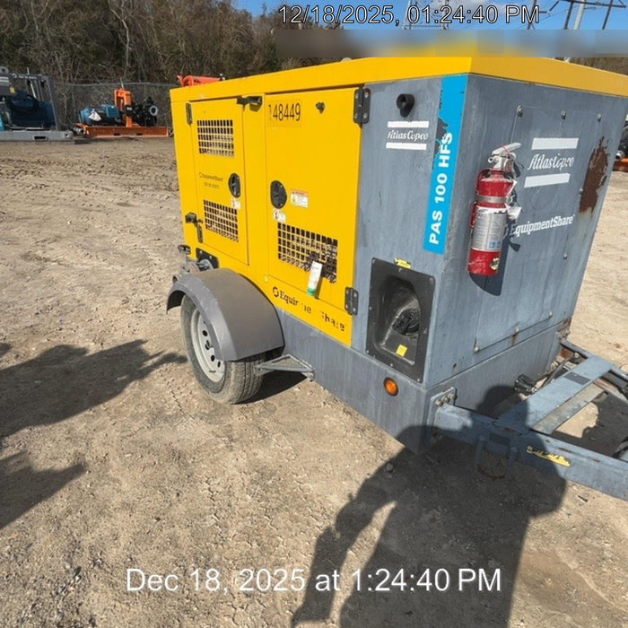 2021 ATLAS COPCO PAS 100 HF CS Enclosed