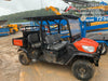 2020 Kubota RTV-X1140WL-H 4 Passenger Cart with Metal Top, windshield, strobe light, harness, and backup alarm