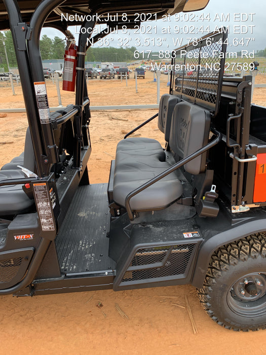 2021 Kubota RTV-X1140W-H Plastic Canopy, Windshield Acrylic Clear, LED Strobe Light, Wire Harness Kit, Back up Alarm
