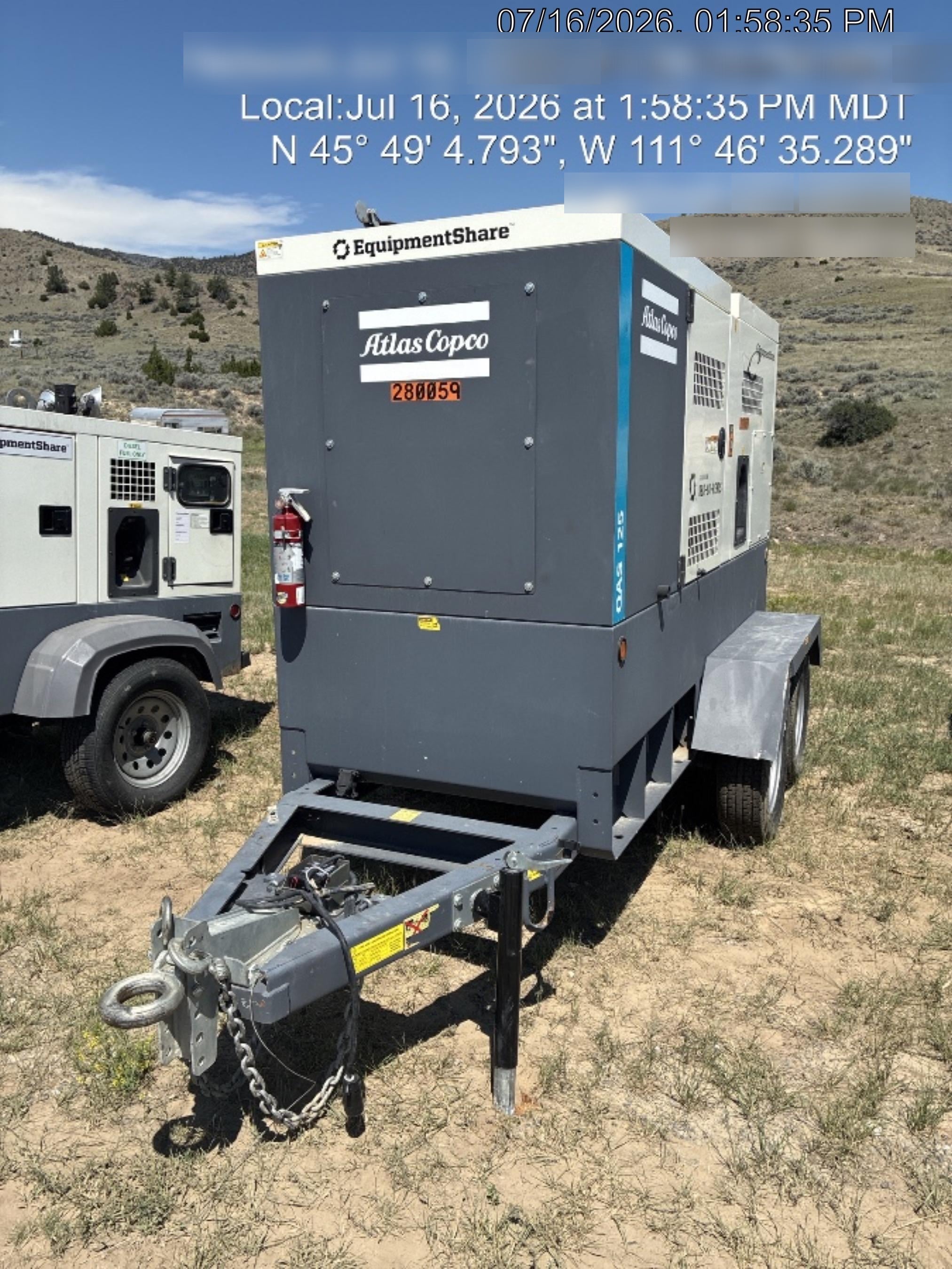 2022 ATLAS COPCO QAS 125
