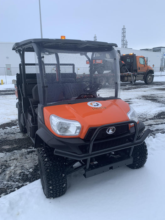 2022 Kubota RTV-X1140W-H Plastic Canopy, Windshield Acrylic Clear, LED Strobe Light, Wire Harness Kit, Back up Alarm