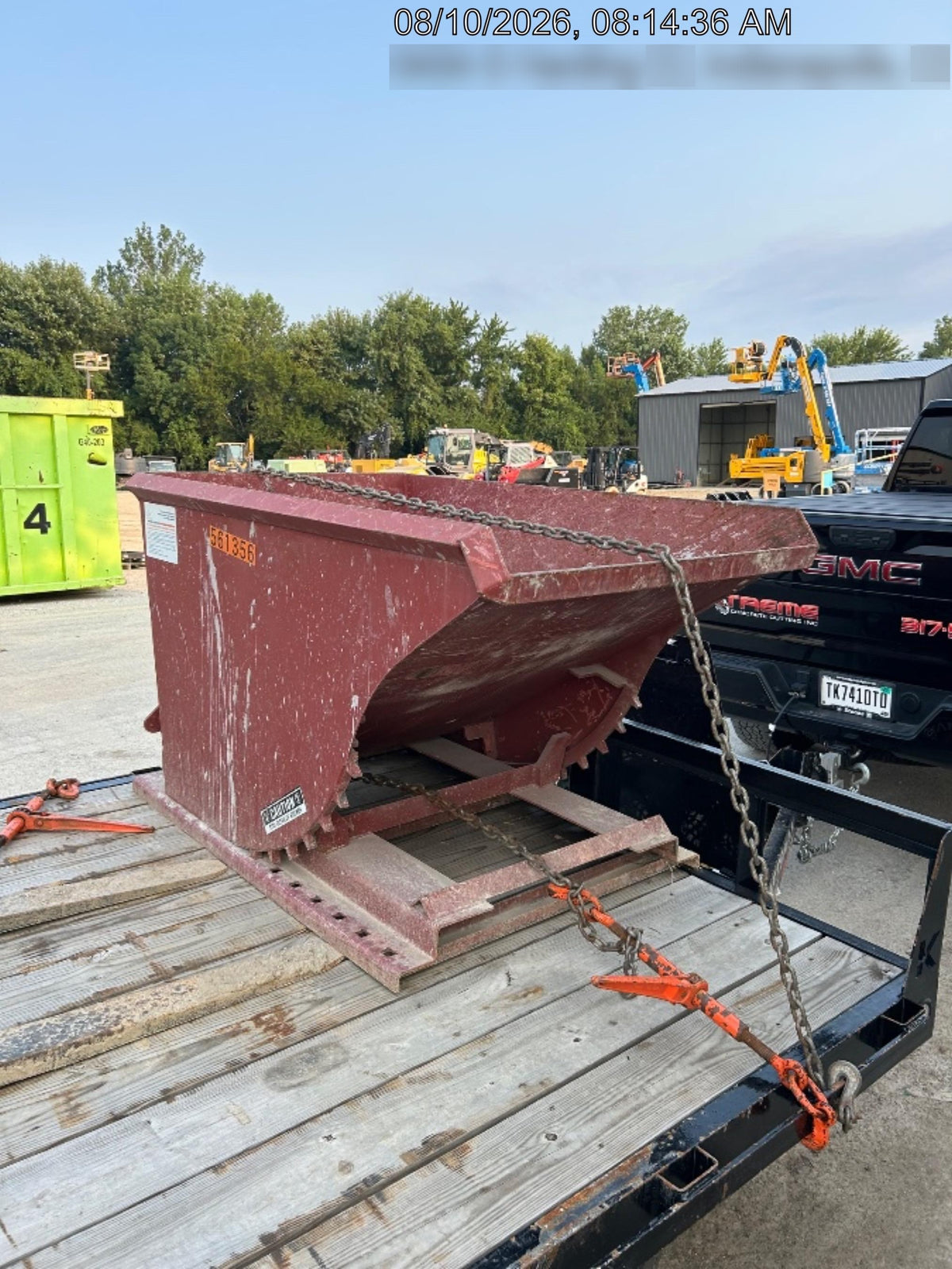 2025 MARATHON Dump Hopper, 1 cu yd