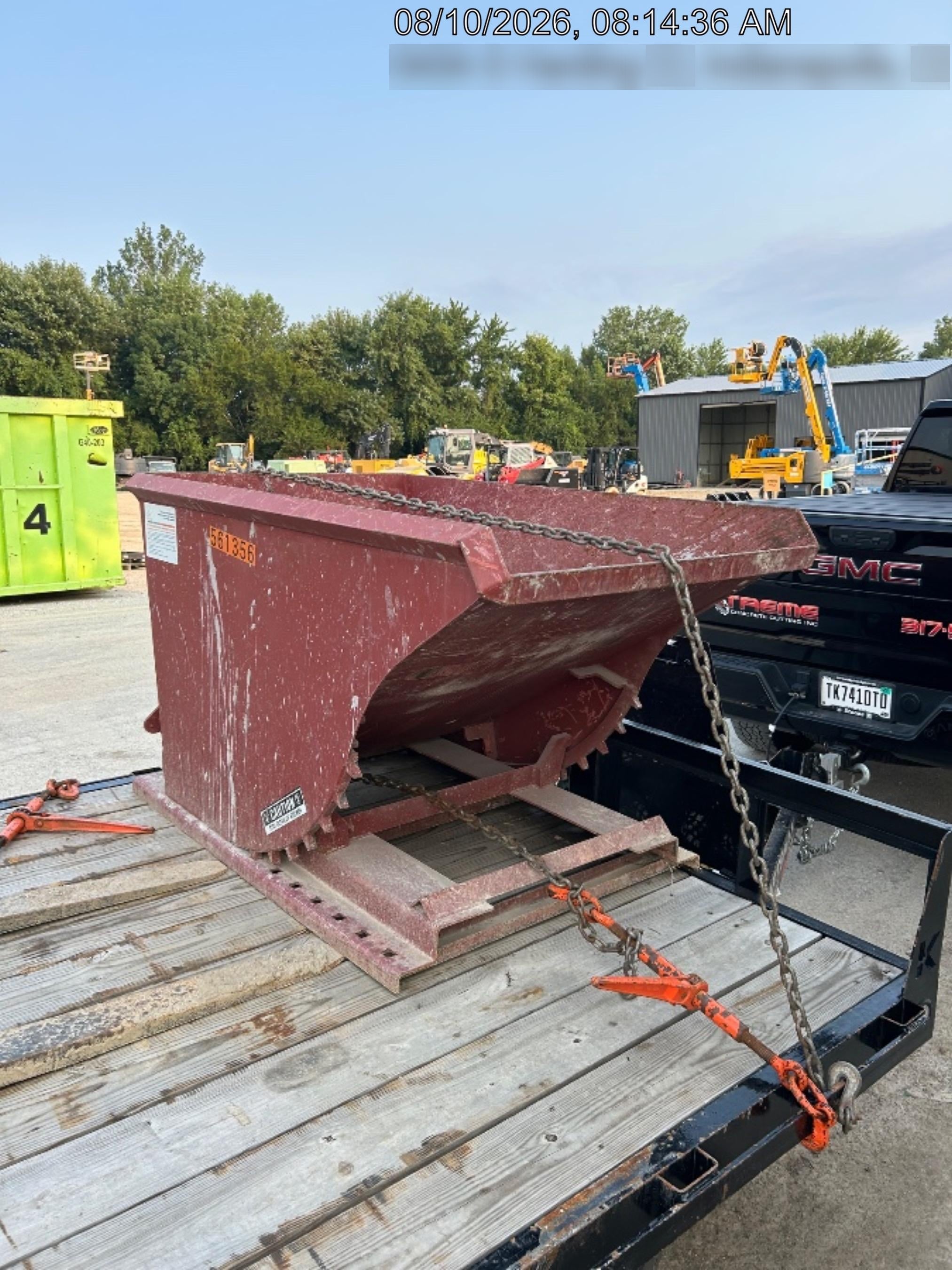 2025 MARATHON Dump Hopper, 1 cu yd