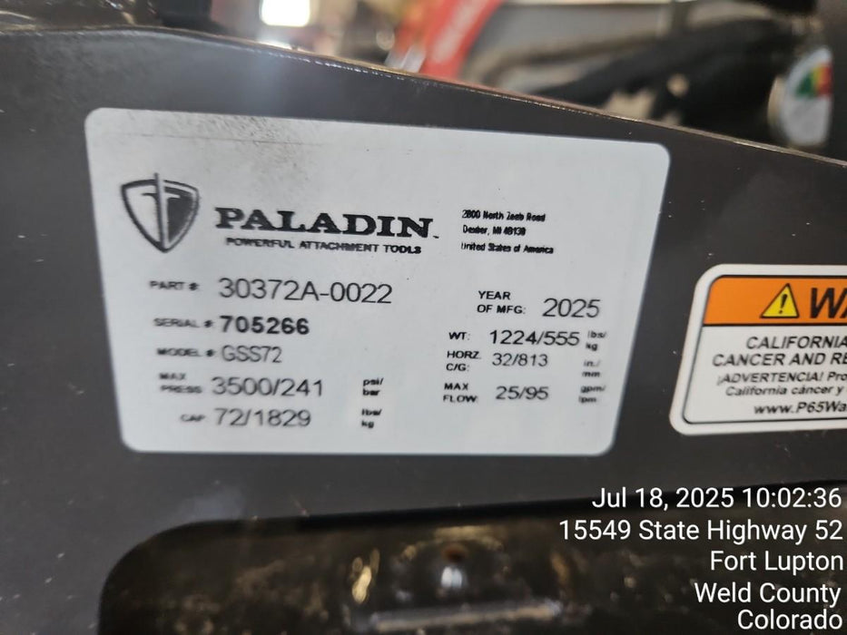 2025 PALADIN 30372A-0022