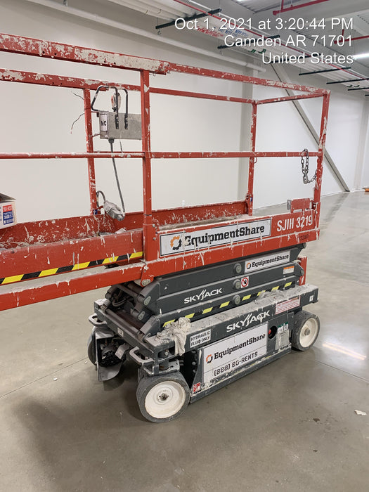 2019 Skyjack SJIII-3219 Standard Options, Trojan Batteries