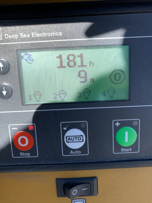 2021 Allmand NLV3GR (4) LED Light Fixture 350W, 23' Vertical Mast, 3kW Prime, Towable, Deep Sea L401, Leveling Jacks, Yanmar T4F 5.8hp