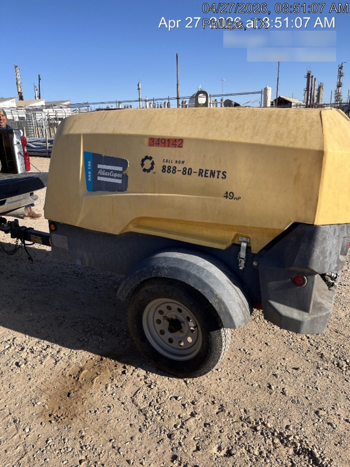 2023 ATLAS COPCO XAS188 CWK