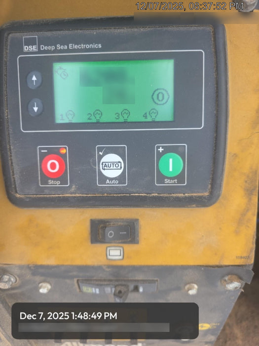 2022 Allmand NLV3GR (4) LED Light Fixture 350W, 23' Vertical Mast, 3kW Prime, Towable, ES Decals, T3