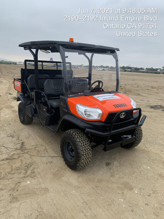2021 Kubota RTV-X1140W-H Plastic Canopy, Windshield Acrylic Clear, LED Strobe Light, Wire Harness Kit, Back up Alarm