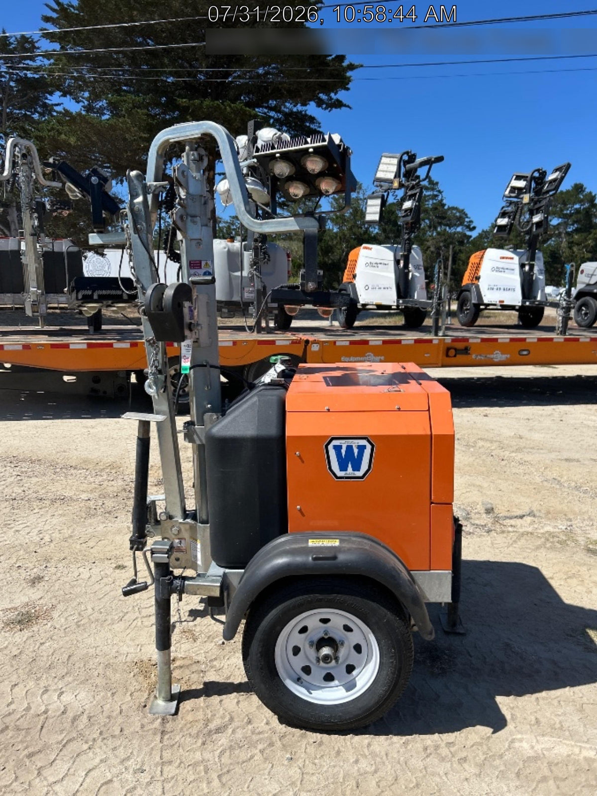 2024 Wanco WLTT-4MM4K Diesel, Deep Sea Controller, Shore Power Plug, Auto Start, (4) 350W LED Floodlights, 4kW Generator, 60 Gal Fuel Tank, 2" Ball, T3