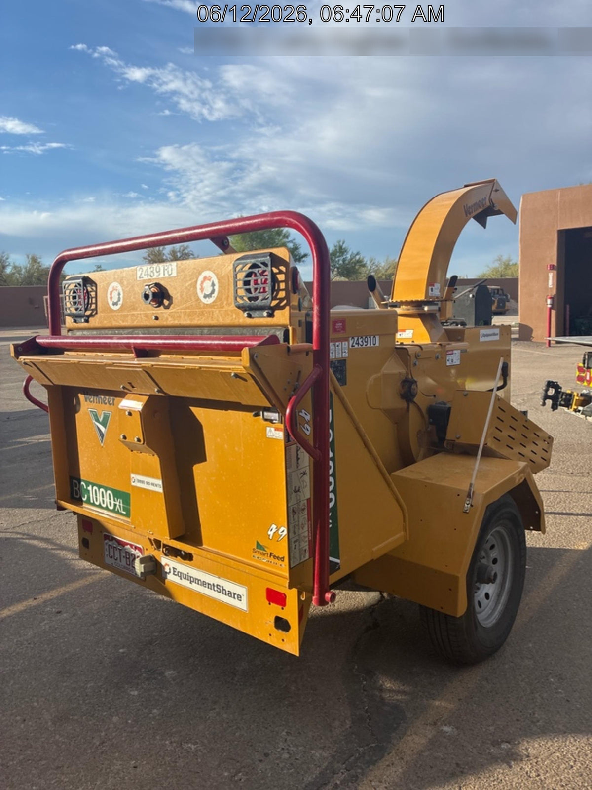 2022 VERMEER BC1000XL Diesel
