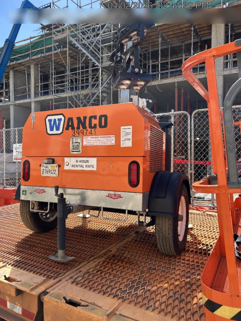 2024 Wanco WLTT-4MM4K Diesel, Deep Sea Controller, Shore Power Plug, Auto Start, (4) 350W LED Floodlights, 4kW Generator, 60 Gal Fuel Tank, 2" Ball, T3