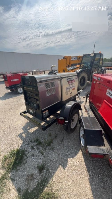2019 Lincoln Electric Vantage 322 Welder Ready-Pak 3, Two wheel trailer, Fender and Light kit, Cable Rack