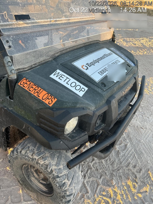 2019 Kawasaki Mule PRO-DXT Standard Options, Backup Alarm, Beacon, Plastic Hard Top, Poly Windshield, Horn Kit