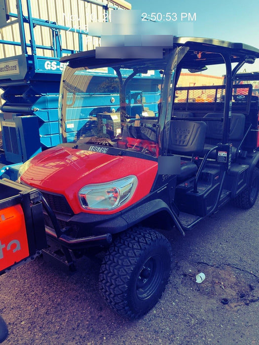Kubota RTV-X1140W-H Plastic Canopy, Windshield Acrylic Clear, LED Strobe Light, Wire Harness Kit, Back up Alarm