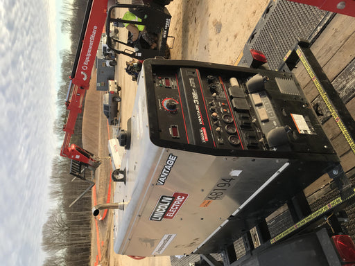 2019 Lincoln Electric Vantage 322 Ready-Pak 3, Two Wheel Trailer, Fender and Light Kit, Cable Rack