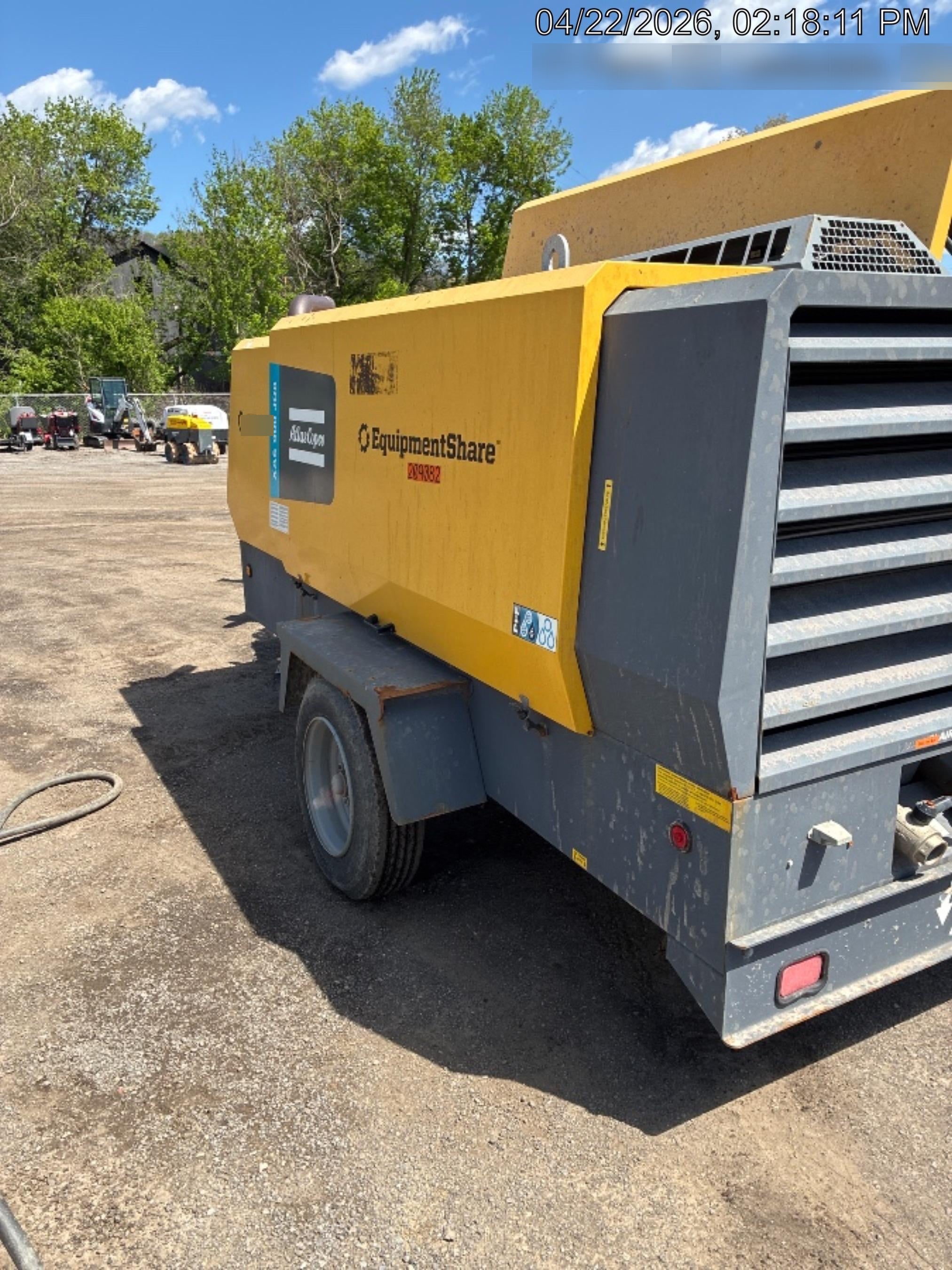 2022 ATLAS COPCO XAS 900