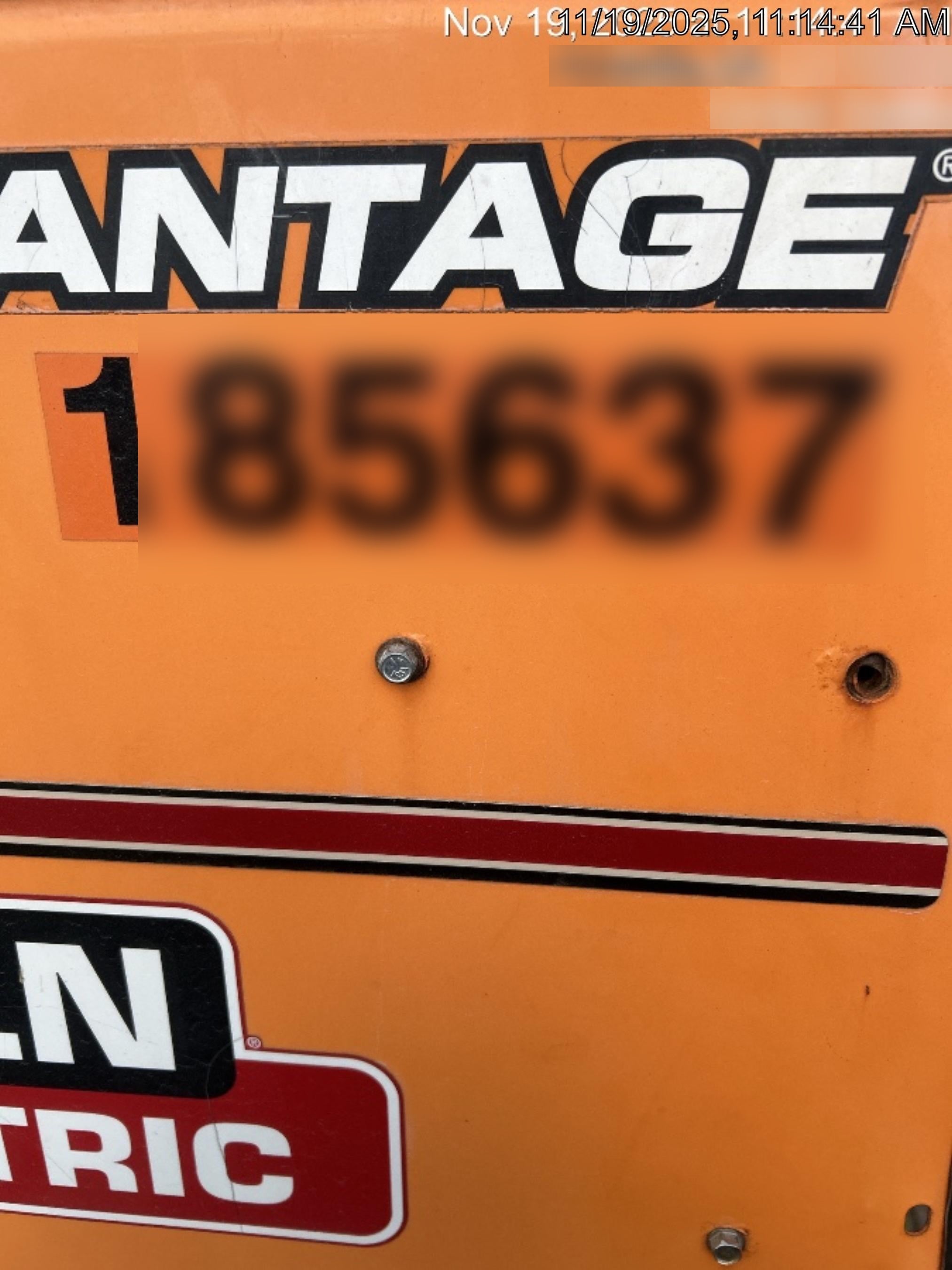 2021 Lincoln Electric Vantage 549X Ready Pak 3, ORANGE (includes trailer, cable rack, fender light kit)