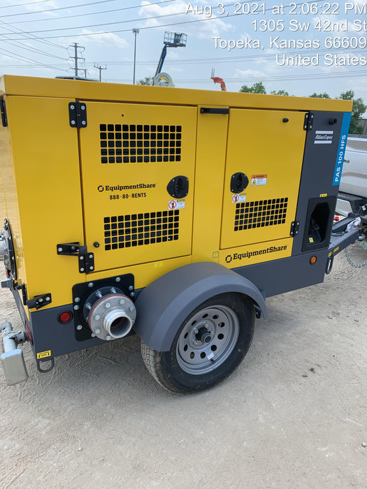 2021 ATLAS COPCO PAS 100 HF CS Enclosed