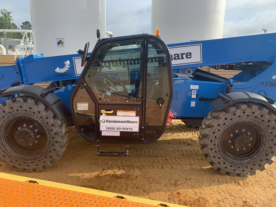 2020 Genie GTH-844 Cab/Heat/Air, Solid Tires, Work Lights, Beacon, Aux Hydraulics, Back up Alarm, Lifting Eye