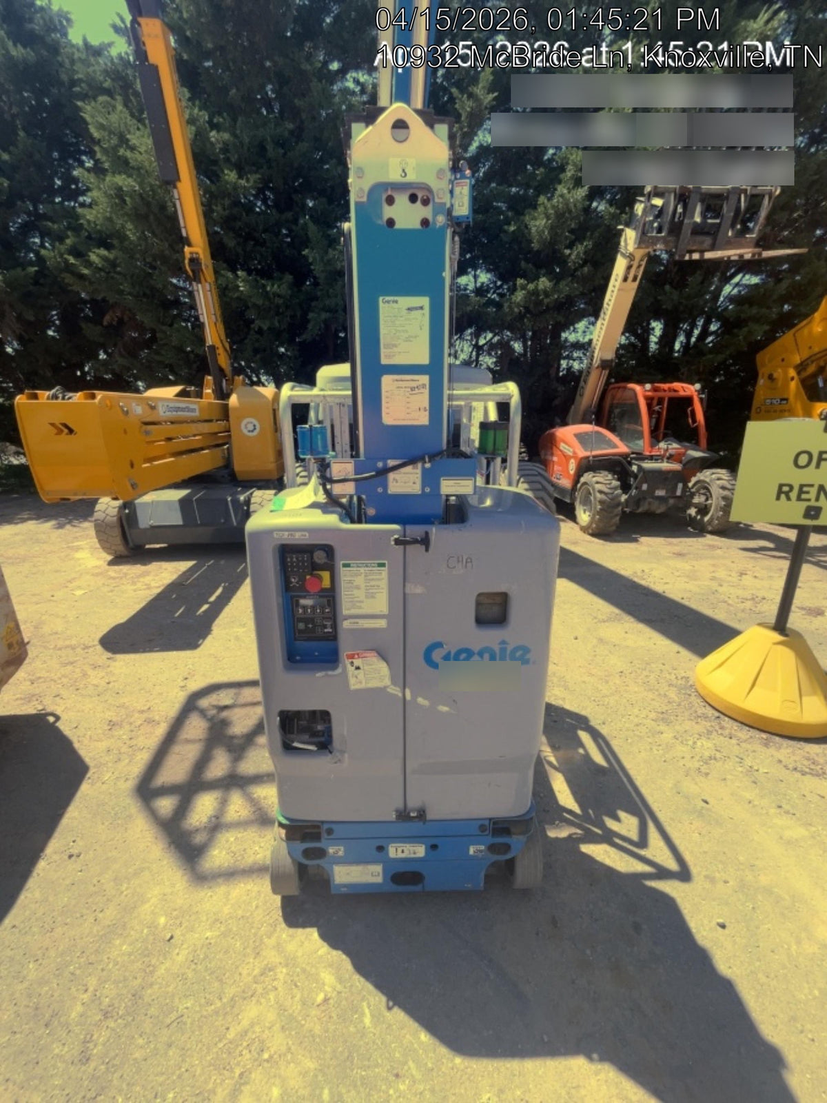 2019 GENIE GR-20