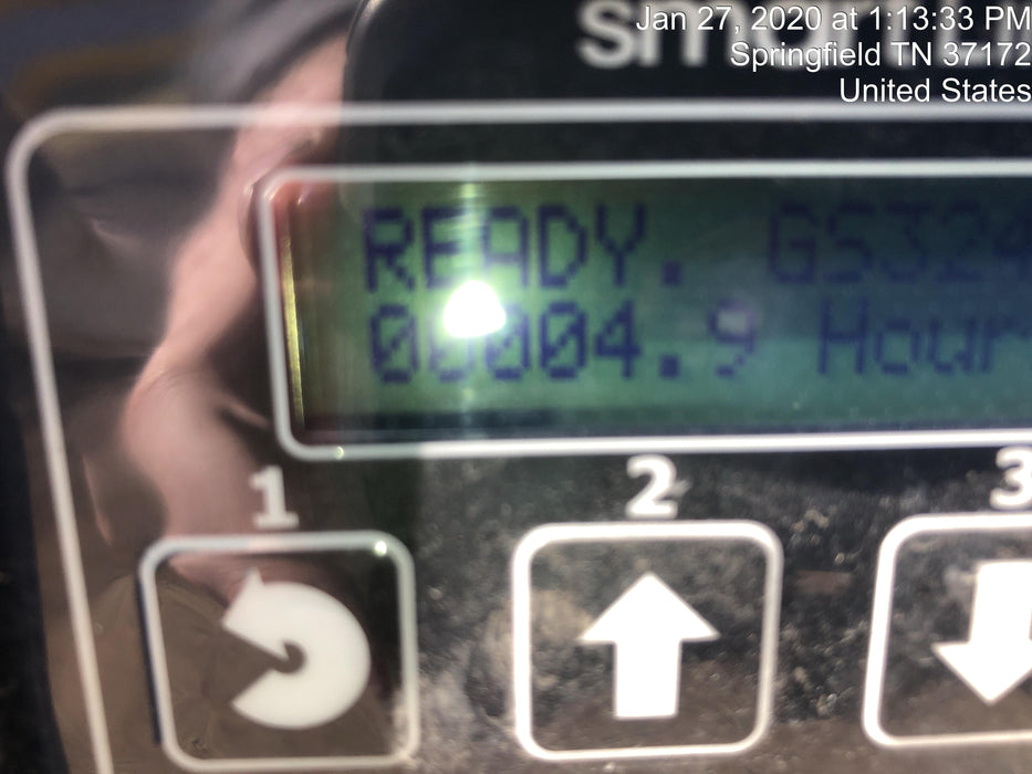 2019 Genie GS-3246 Folding rails with full height swing gate