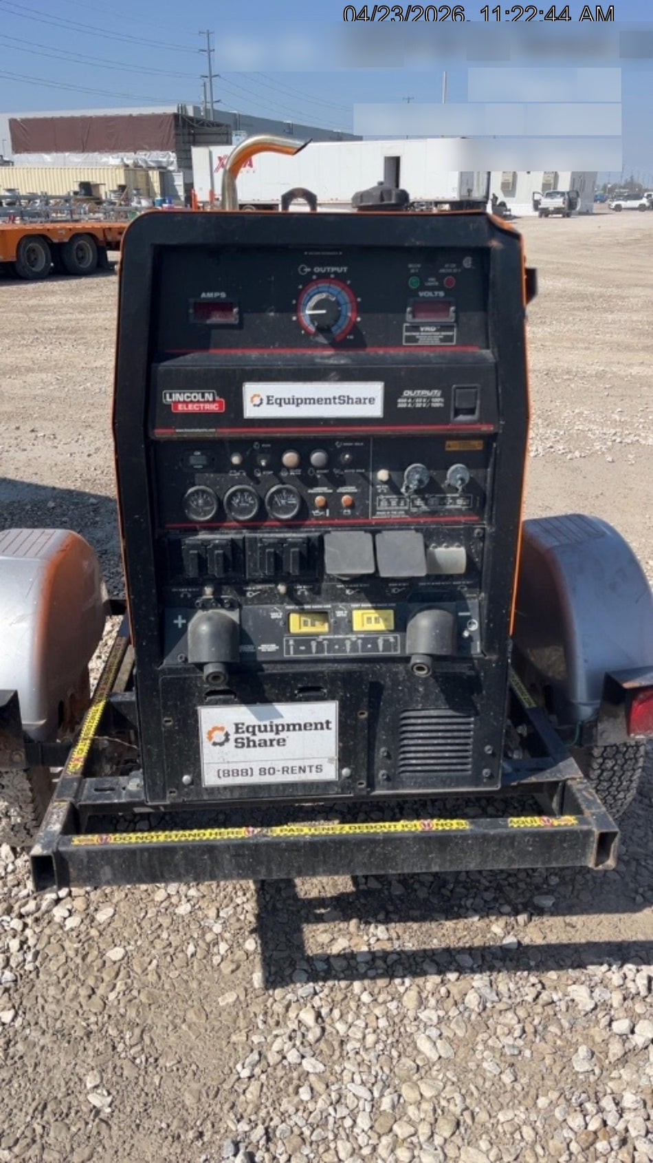 2022 Lincoln Electric LE400 Kubota V1505, Trlr, Cable Rack, Light Kit, ES Decals, T3