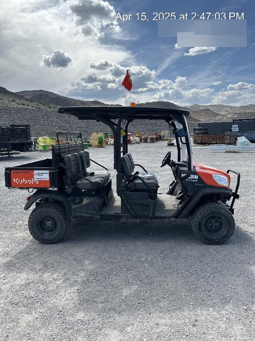 2022 Kubota RTV-X1140W-H Plastic Canopy, Windshield Acrylic Clear, LED Strobe Light, Wire Harness Kit, Back up Alarm