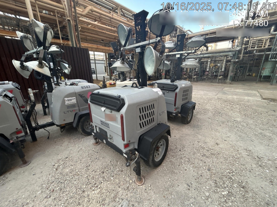 2019 Wacker Neuson LTV6L-MH Wacker Neuson LTV6L Mobile Light Tower w/Fuel Level Sensor Installed