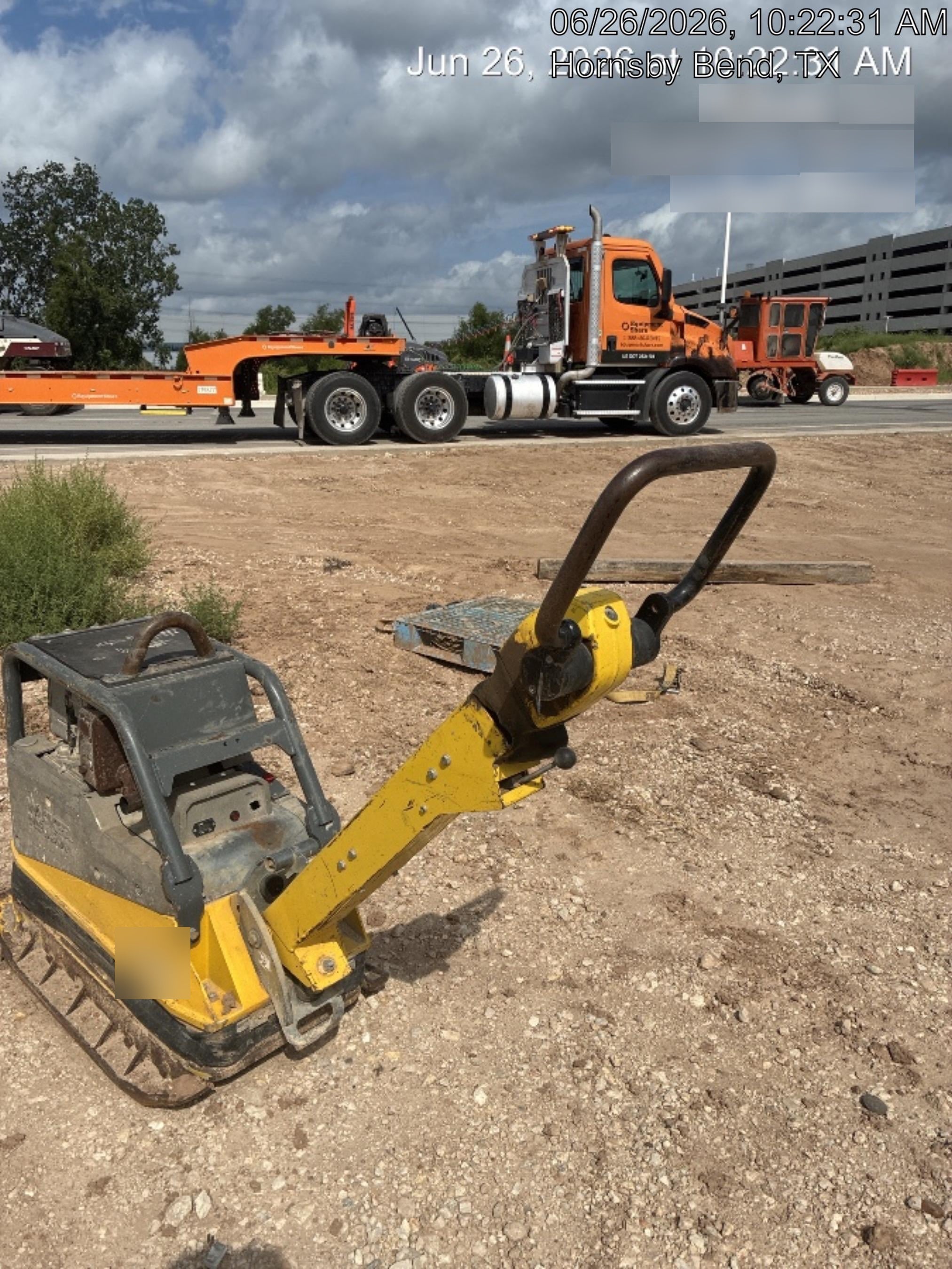 2020 Wacker Neuson DPU4545HEH Reversible Plate Compactor, Diesel