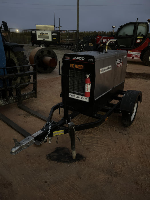 2024 Lincoln Electric LE400 Kubota V1505, Trlr, Cable Rack, Light Kit, ES Decals, T3