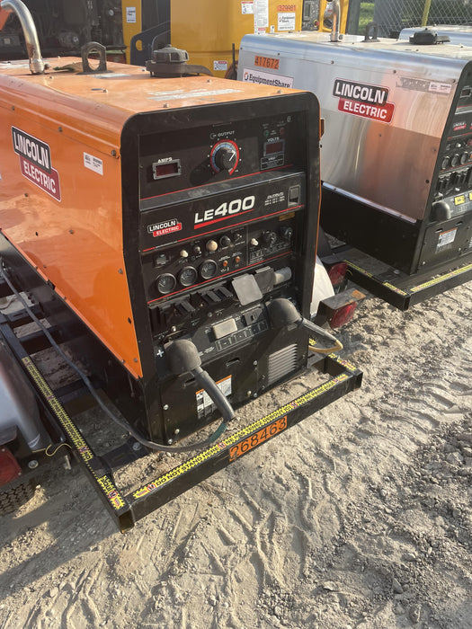 2022 Lincoln Electric LE400 Kubota V1505, Trlr, Cable Rack, Light Kit, ES Decals, T3