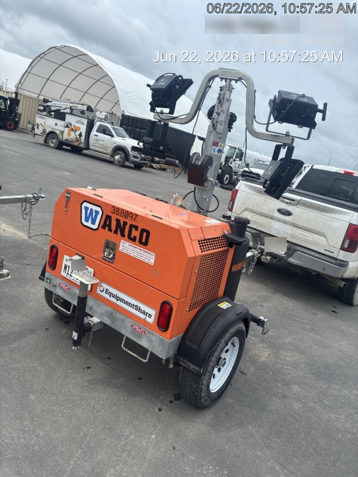 2024 Wanco WLTT-4MM4K Diesel, Deep Sea Controller, Shore Power Plug, Auto Start, (4) 350W LED Floodlights, 4kW Generator, 60 Gal Fuel Tank, 2" Ball, T3