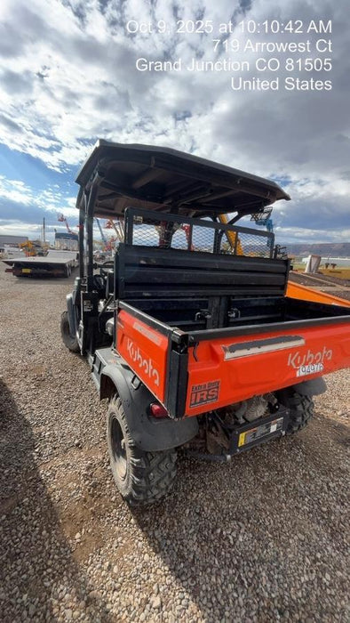 2022 Kubota RTV-X1140W-H Plastic Canopy, Windshield Acrylic Clear, LED Strobe Light, Wire Harness Kit, Back up Alarm