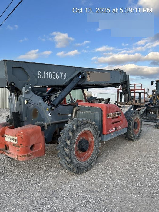 2018 Skyjack SJ1056 TH Skyjack 1056 TH Telehandler w/Open ROPS, Work Lights/Beacon, Solid Tires, 60" Carriage and Forks