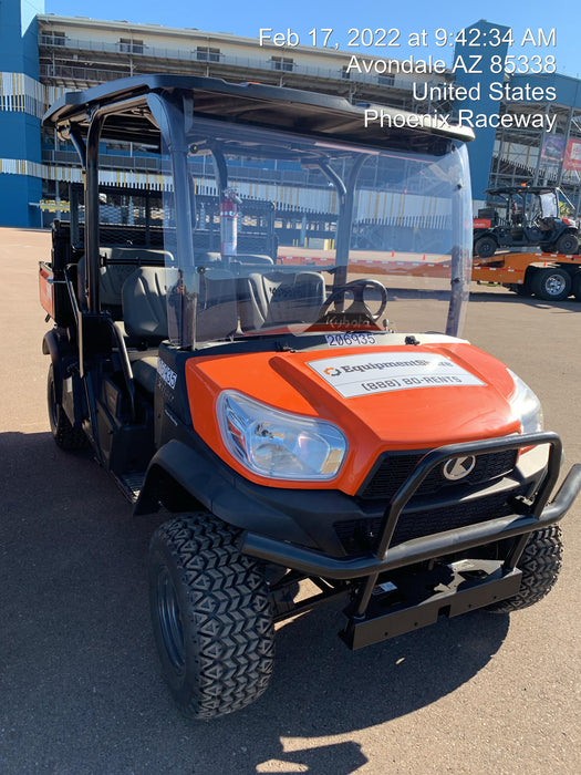 2022 Kubota RTV-X1140W-H Plastic Canopy, Windshield Acrylic Clear, LED Strobe Light, Wire Harness Kit, Back up Alarm