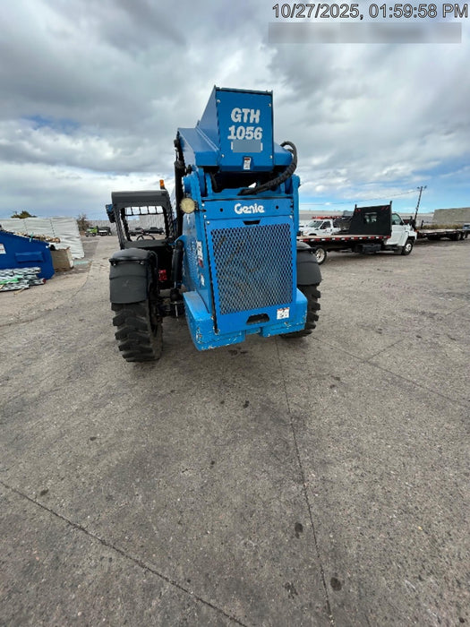 2018 Genie GTH-1056 GTH-1056 w/Open ROPS, Solid Tires, Work Lights, 60" carriage/forks, cab mesh, beacon