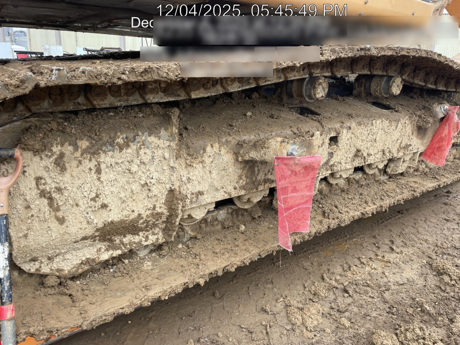 2016 Case CX350D CAB A/C, 13'-3" ARM, STEEL TRACKS, THUMB