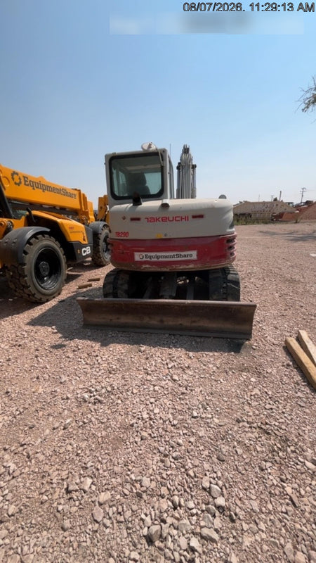 2020 Takeuchi TB290C Cab/Heat/Air, Rubber Tracks, Manual TAG QC