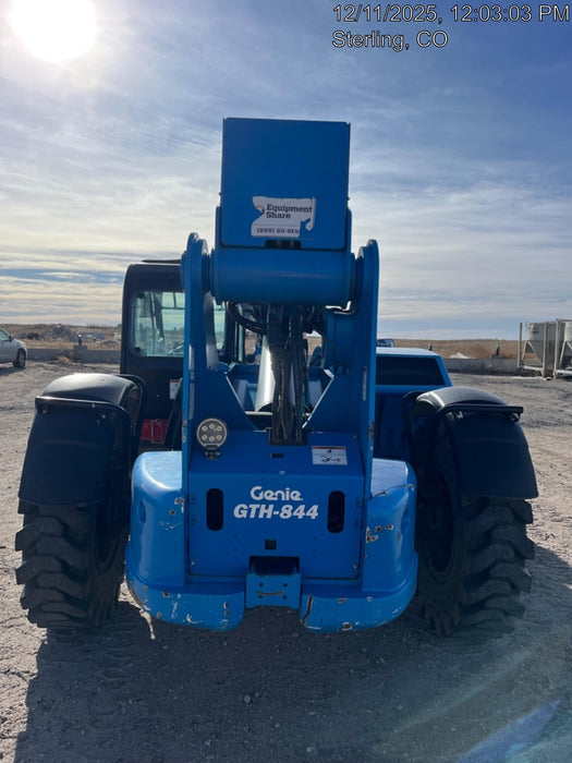 2018 Genie GTH-844 Genie GTH-844 w/Enclosed Cab w/HVAC, Work Lights, Solid Tires, Beacon, 60" Carriage and Forks