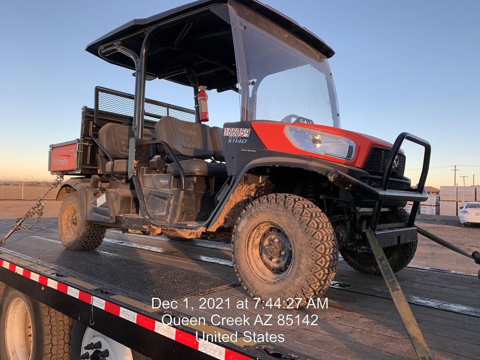 Kubota RTV-X1140W-H Plastic Canopy, Windshield Acrylic Clear, LED Strobe Light, Wire Harness Kit, Back up Alarm